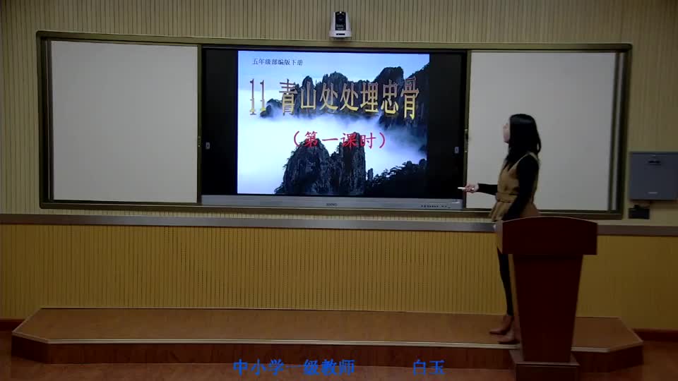 五年级语文《青山处处埋忠骨》(1)视频