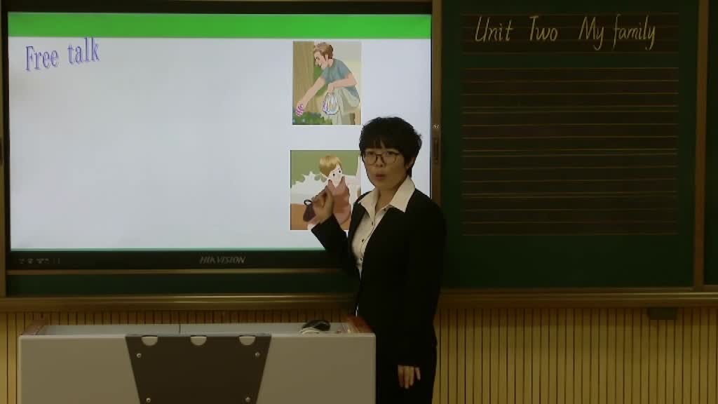 《Unit 2   My family     B  Let's learn & Let's chant》主讲人：史芳萍