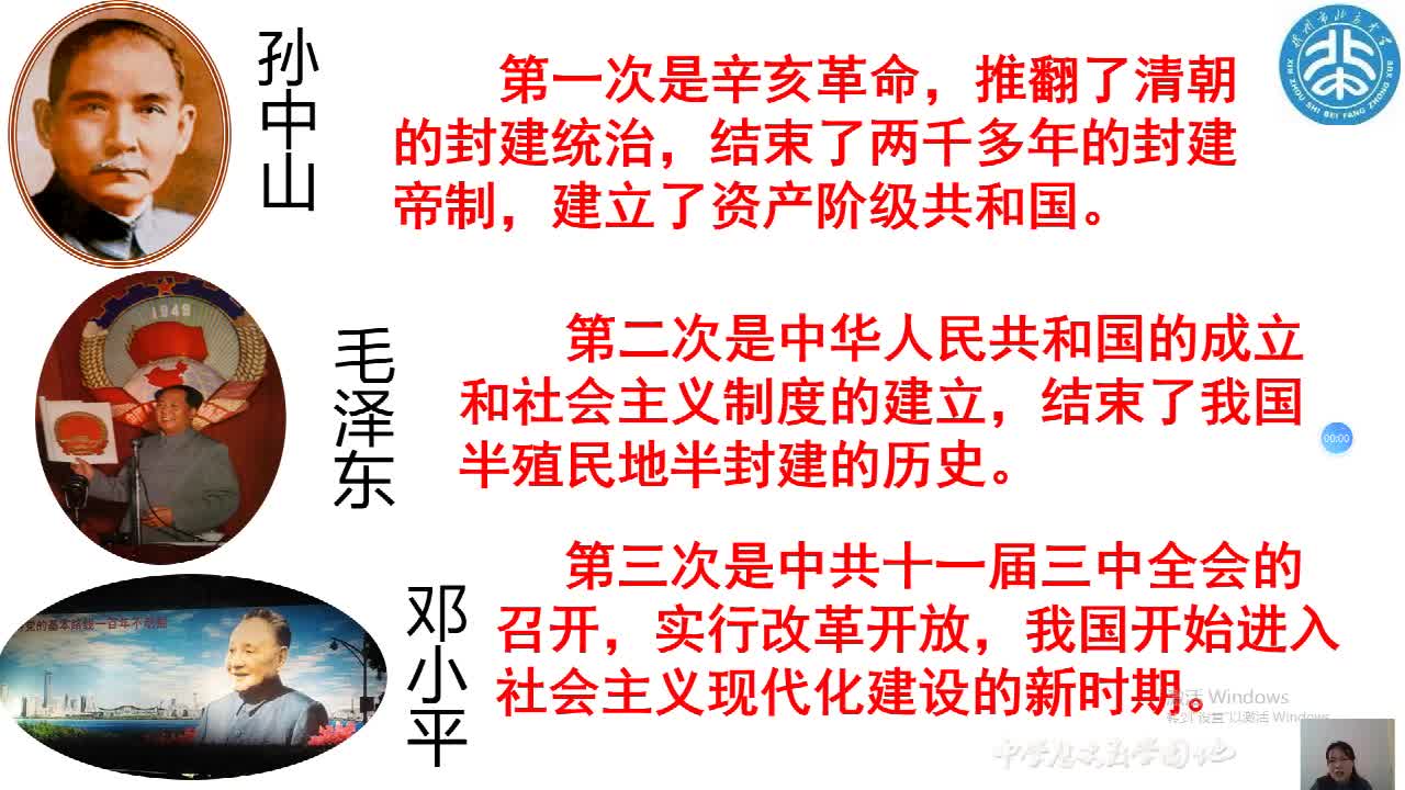 《伟大的历史转折》主讲人：张紫依