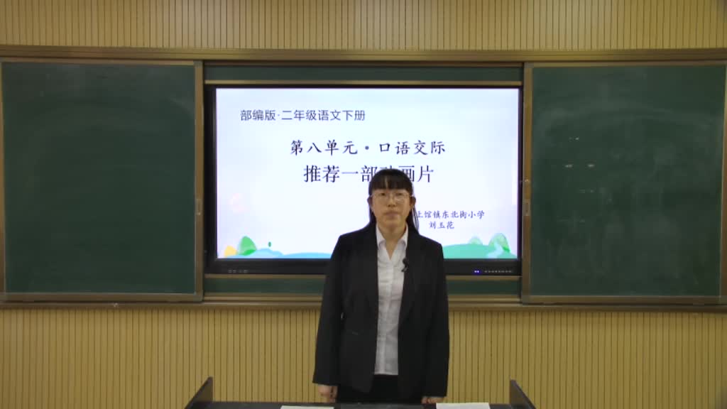 《口语交际 推荐一部动画片》主讲人: 刘玉花