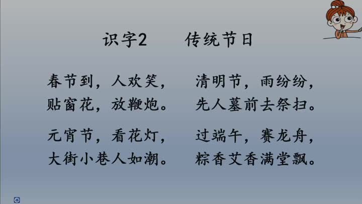 《传统节日》第二课时 主讲:贾利霞