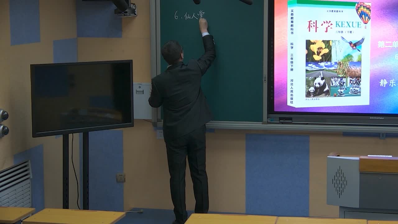 《仙人掌与莲》第二课时 主讲人：王伟