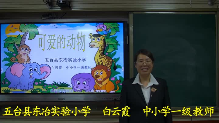 一年级道法《可爱的动物》视频