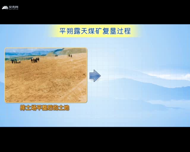 平朔露天煤矿复垦过程