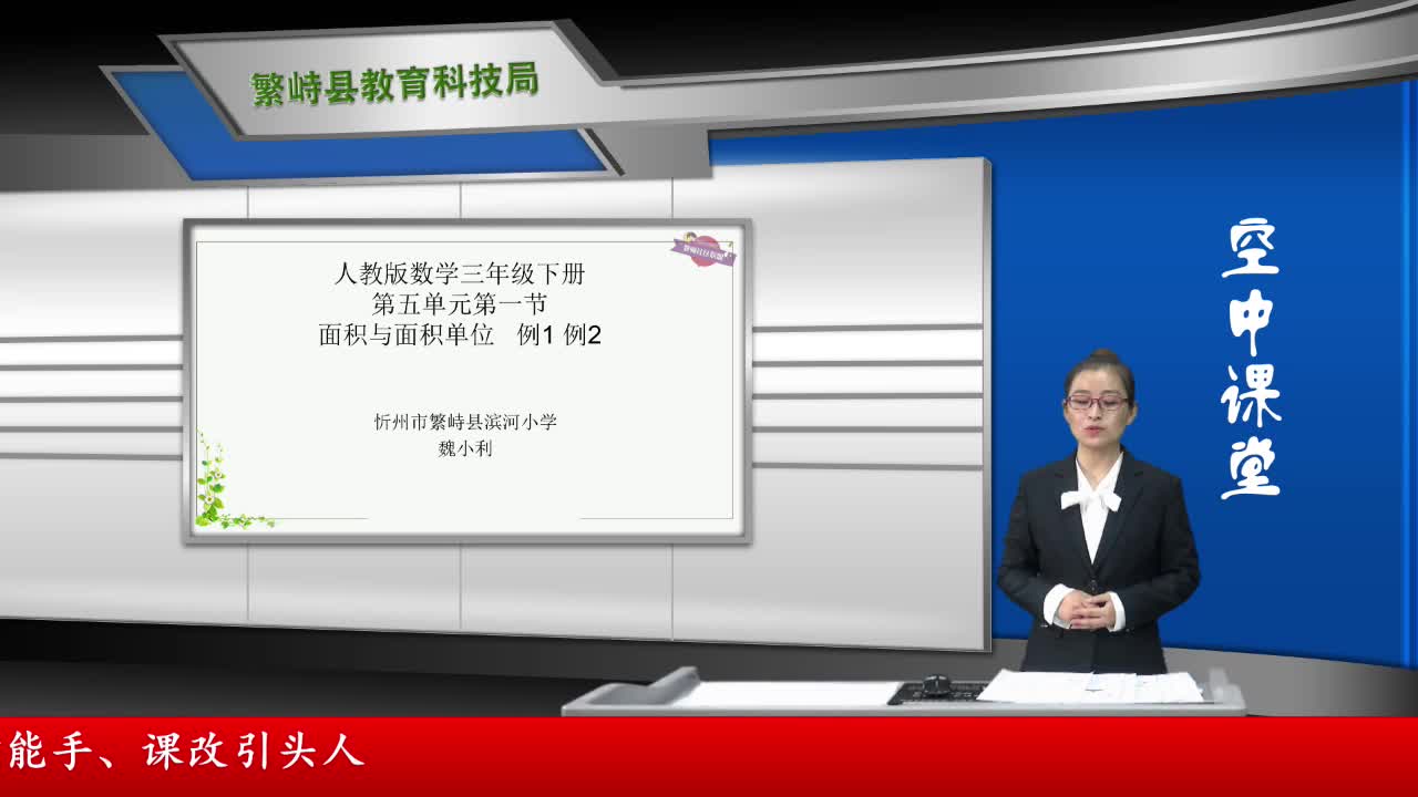 《面积与面积单位（1）》主讲人：魏小利